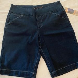 Jag Jeans dark denim Bermuda Short size 16 NWT